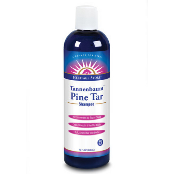 HERITAGE STORE Tannenbaum  Pine Tar Shampoo, Liquid, Pine (Btl-Plastic) | 12oz