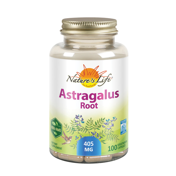 Nature's Life Astragalus Root 405 milligrams | Immune Function and Cardiovascular Health Supplement | 10 CT
