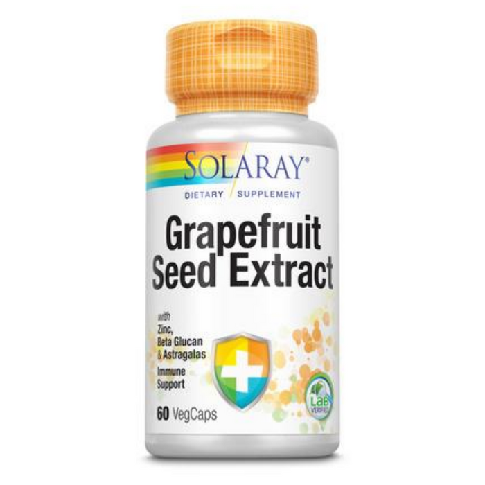 Solaray Grapefruit Seed Extract Immunity Formula Capsules, 250 mg | 60 Count