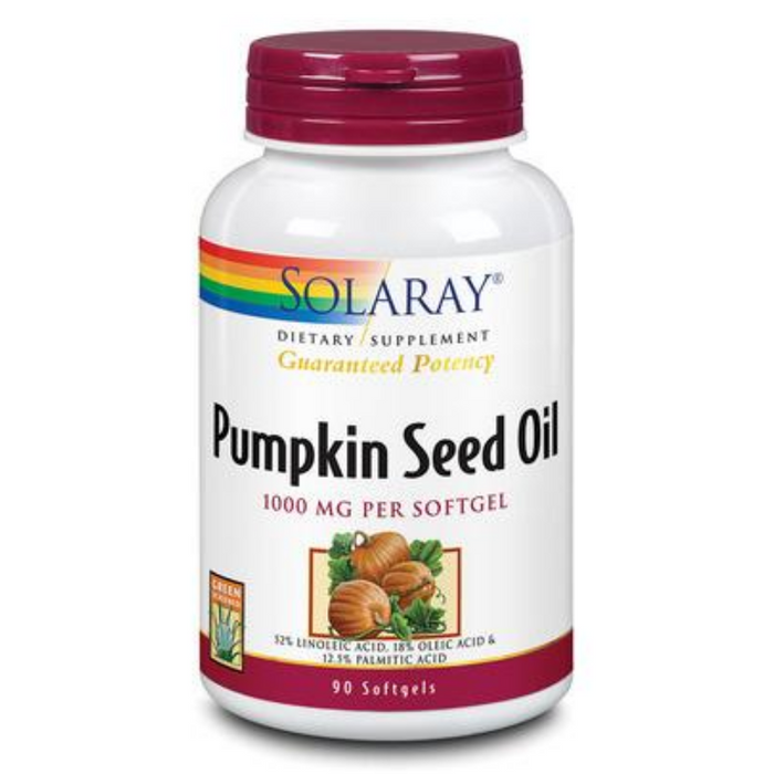 Solaray Pumpkin Seed Oil, 1000 mg | 90 Count