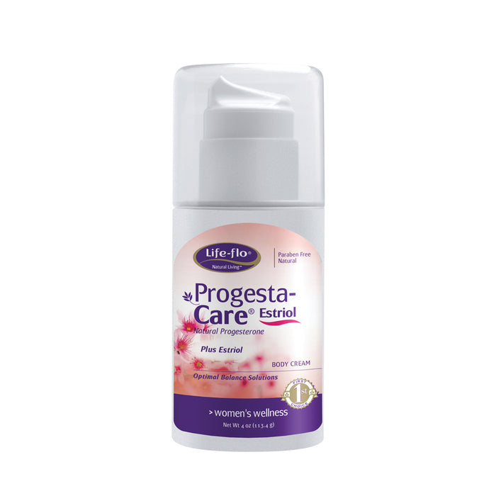 Life-Flo Progesta-Care | Natural Progesterone USP | Physician-Developed Body Cream for Optimal Balance | 4-oz Pump
