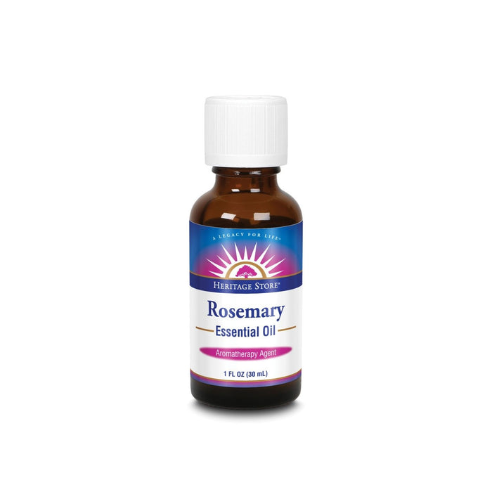 HERITAGE STORE Rosemary Essential Oil, Rosemary (Btl-Glass) | 1oz