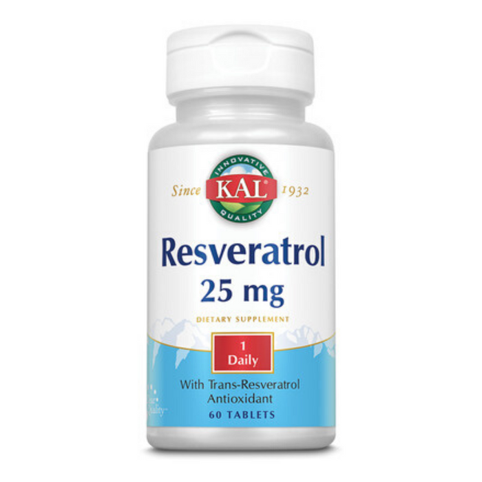 KAL Resveratrol | 25mg 60ct