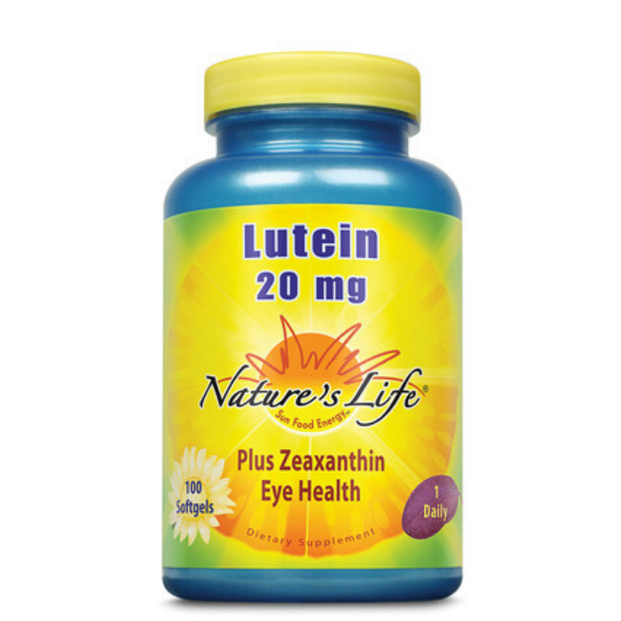 Nature's Life Lutein 20 mg | 100 ct