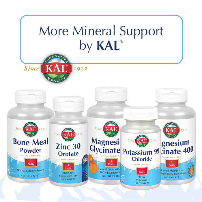 KAL Calcium Citrate D-3 1000 | Healthy Teeth & Bone Support | High Potency & Superior Absorption | Lab Verified | 180 Tablets