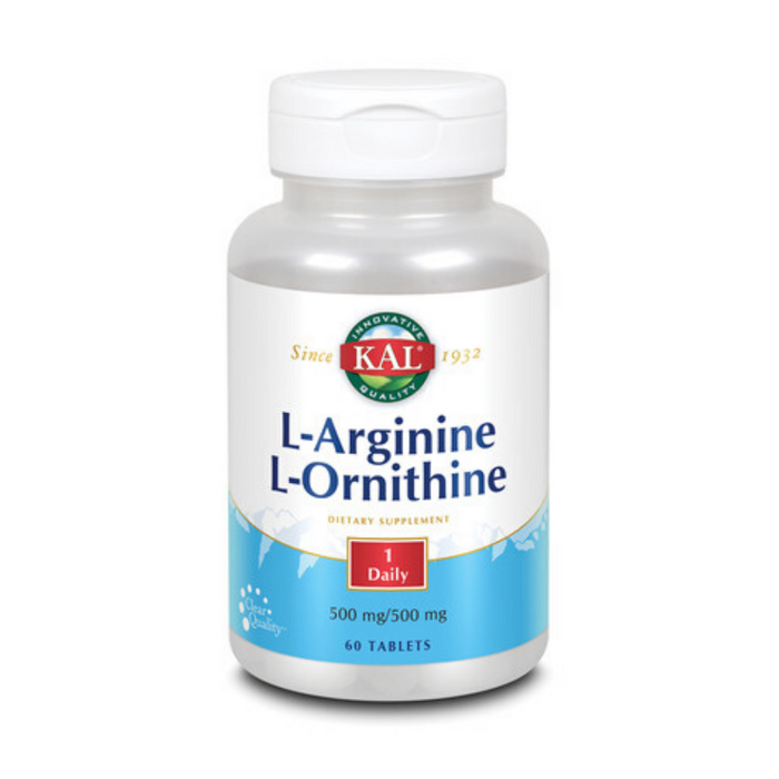 KAL L-Arginine L-Ornithine 1000mg | 60ct