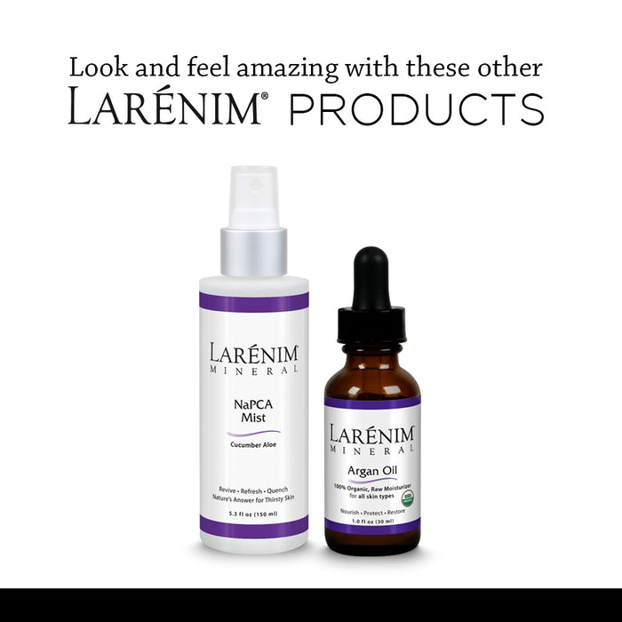 Larenim Roll Me Away Peel | Gentle Resurfacing Serum | Cleanse, Purify & Exfoliate Skin | Vegan, No Parabens | Papaya Mint & Grapefruit | 4fl oz