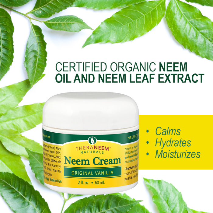Neem Cream - Original : 15: Crm, Vanilla (Jar) 2oz