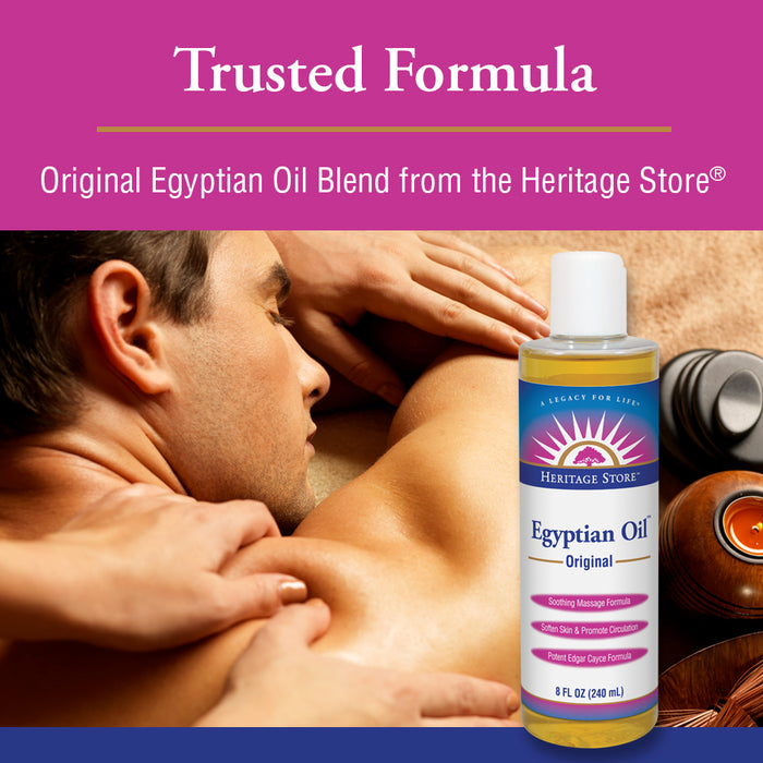 Heritage Store Egyptian Oil, Original, 8 Ounce