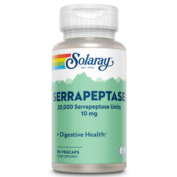Solaray Serrapeptase 10 mg VCapsules | 90 Count