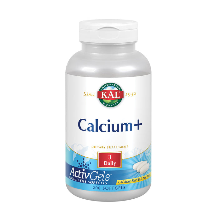 KAL Calcium Plus Tablets, 1000 mg (200 CT)