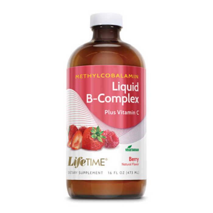 LIFETIME B Complex, Liquid, Berry (Btl-Glass) | 16oz