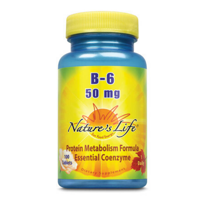 Nature's Life  Vitamin B-6, 50mg | 100 ct
