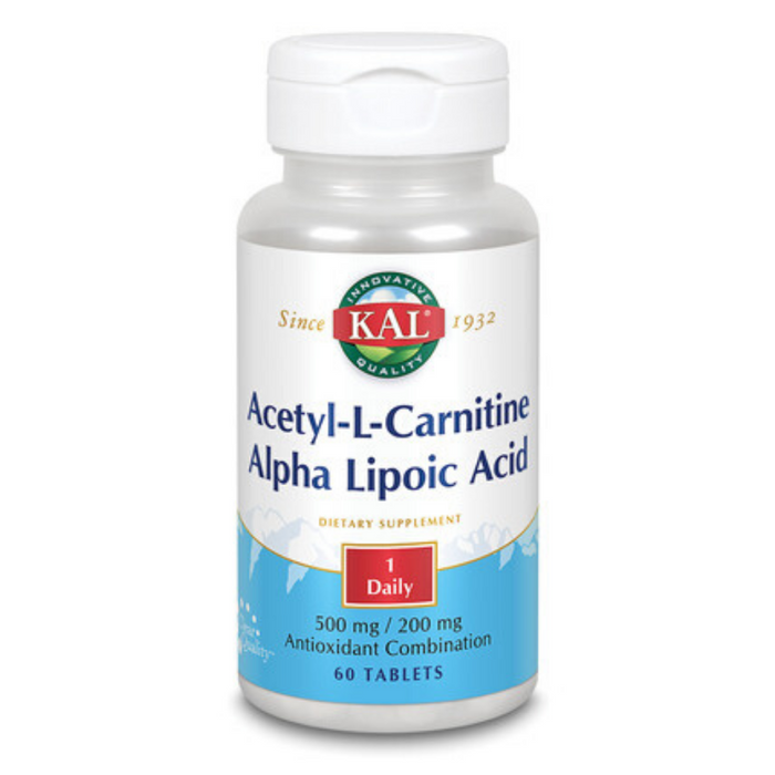 KAL Acetyl-L-Carnitine & Alpha Lipoic Acid  | 60ct