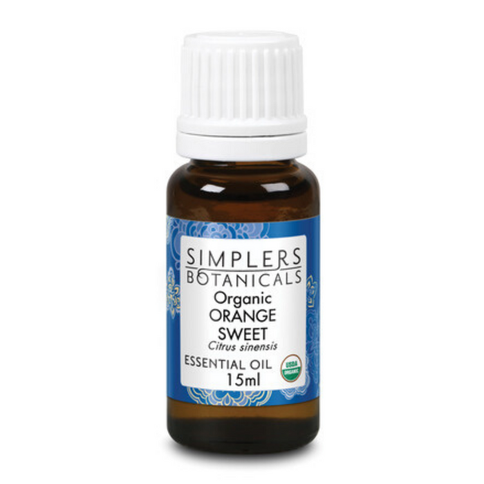 Simplers Botanicals Orange Sweet Oil Organic (Btl-Glass) | 15ml