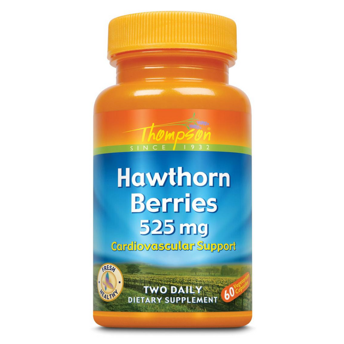 Thompson Hawthorn Berry, Veg Cap (Btl-Plastic) 525mg | 60ct