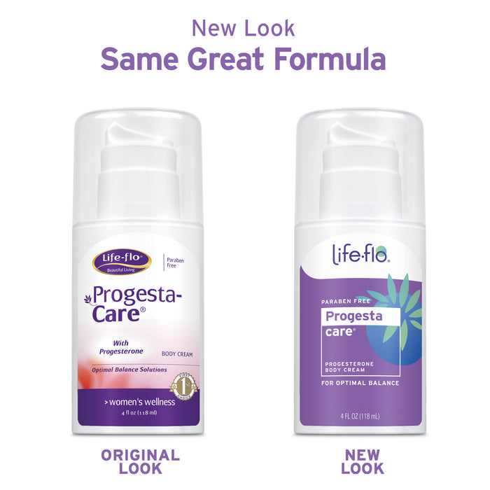 Life-Flo Progesta-Care Progesterone Body Cream | Healthy Balance Support for Women at Midlife | Paraben Free (4 oz)
