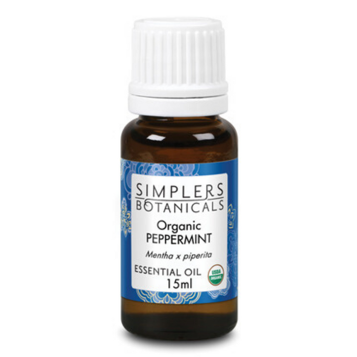 Simplers Botanicals Peppermint Oil Organic (Btl-Glass) | 15ml