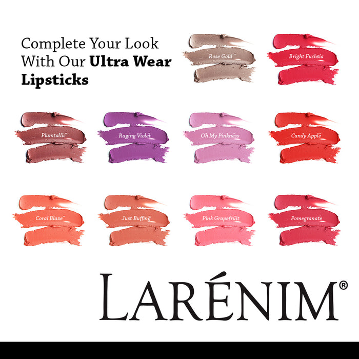 Larenim Rose Punch Ultra Lux Lip Gloss | Bold, Long-Lasting Color & Shine | Silky Hydration for Lush, Fuller-Looking Lips | Vegan & No Gluten | 7g