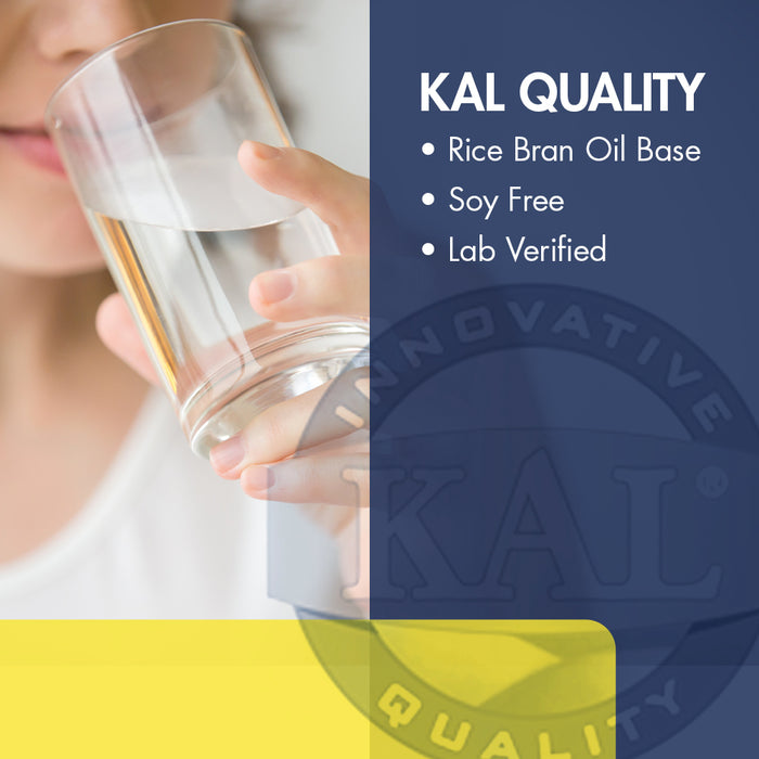 KAL High Potency Soft Multiple ActivGels | Soft Gel Multivitamins for Men & Women | Rice Bran Oil Base | No Soy | Easy to Swallow (30 Serv, 60 CT)
