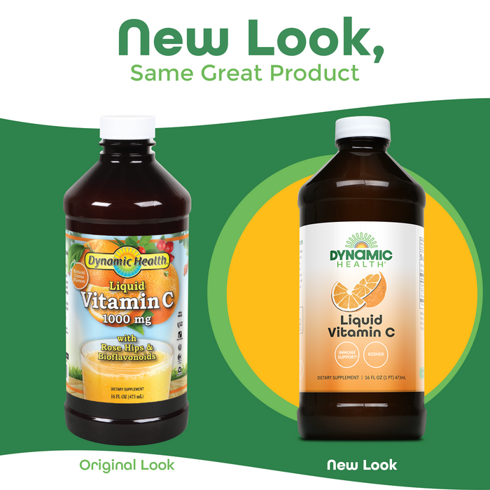 Dynamic Health Liquid Vitamin C - Reduced Bot : 10039: Liq, Citrus (Btl-Plastic) 1000mg 16oz