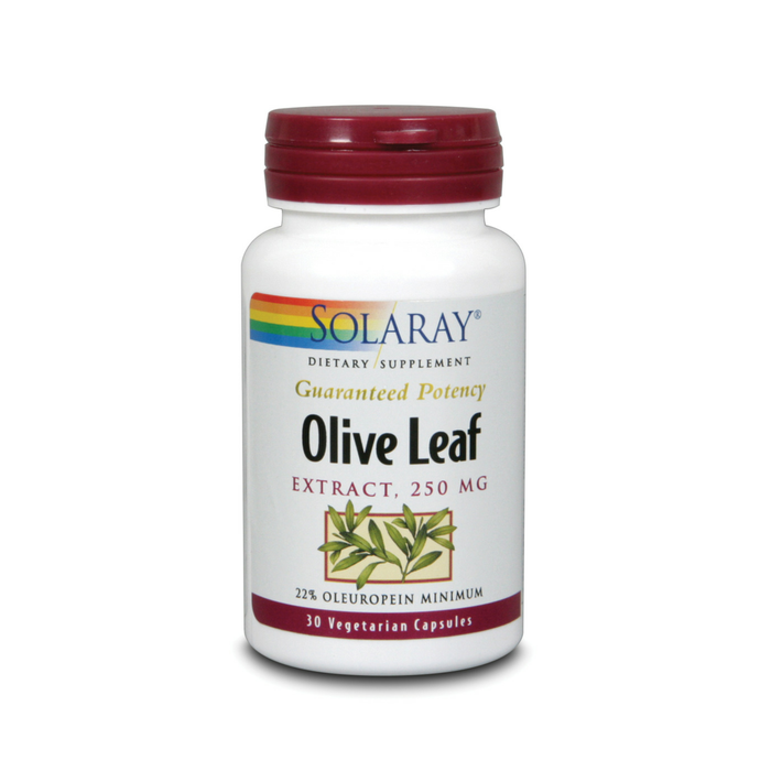 Solaray Guaranteed Potency Olive Leaf Extract 250mg | 30 VegCaps