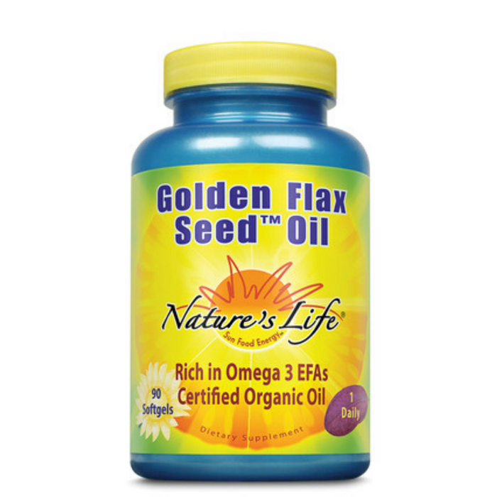 Nature's Life  Golden Flax Seed Oil | 90 ct