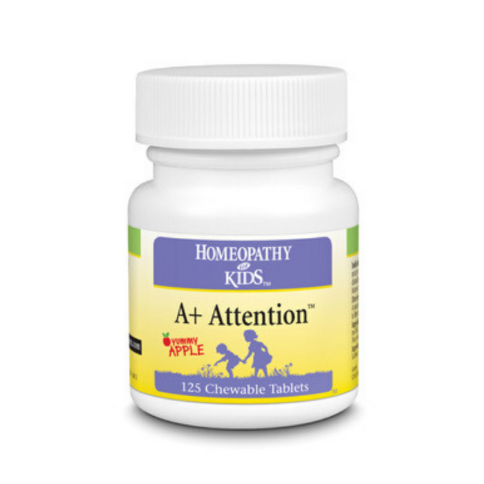 Natra-Bio Herbs for Kids A+ Attention Tablets | 125 Count