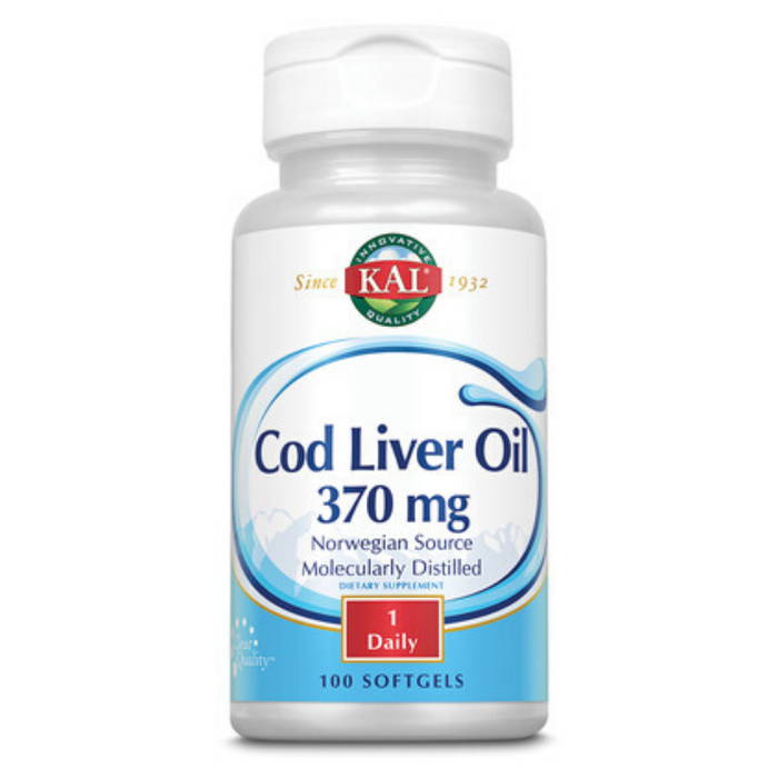 KAL Cod Liver Oil 370mg | 100ct