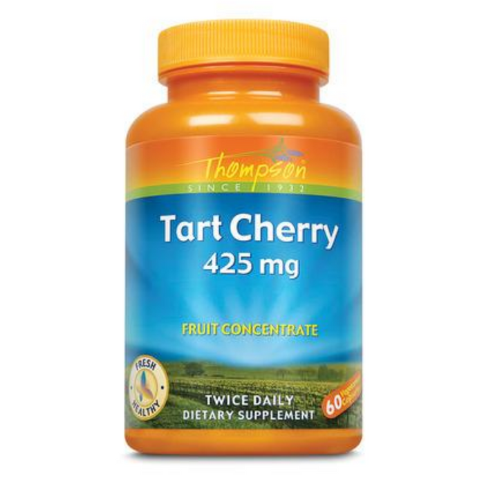 Thompson Tart Cherry, Veg Cap (Btl-Plastic) 425mg | 60ct