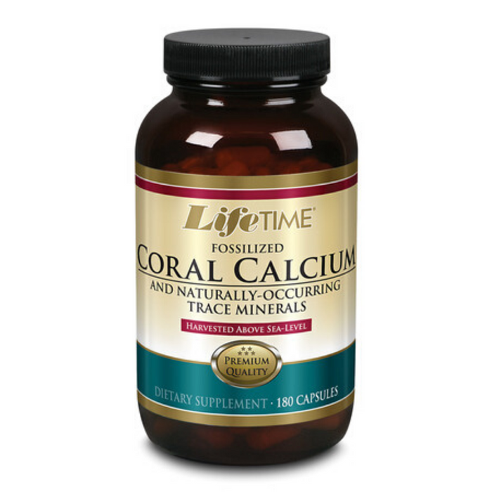 Lifetime Coral Calcium with Trace Min 1000 Mg Mineral Supplements | 180 Count