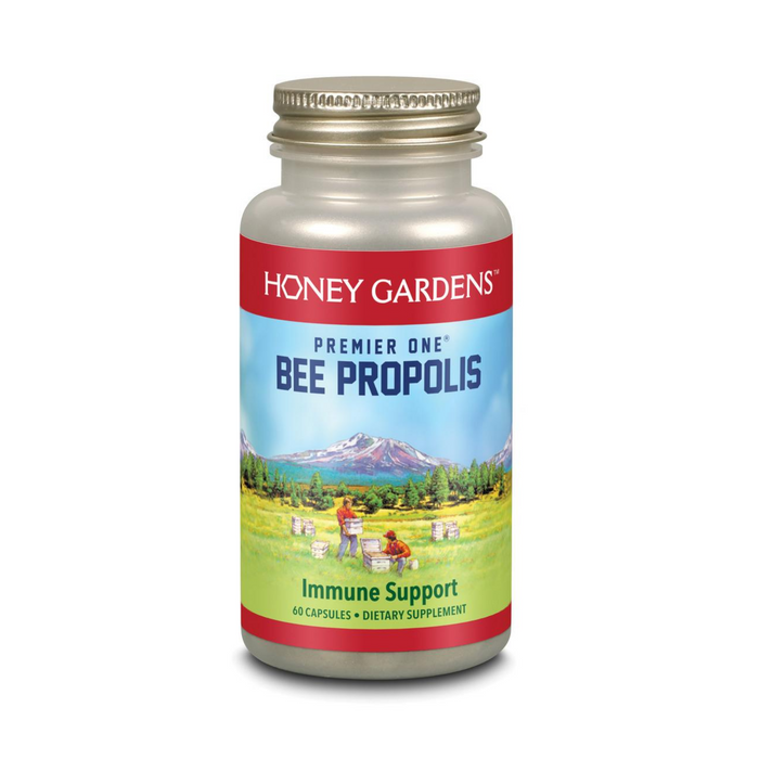 Honey Gardens Premier Bee Propolis, Capsule (Btl-Plastic) | 650mg 60ct