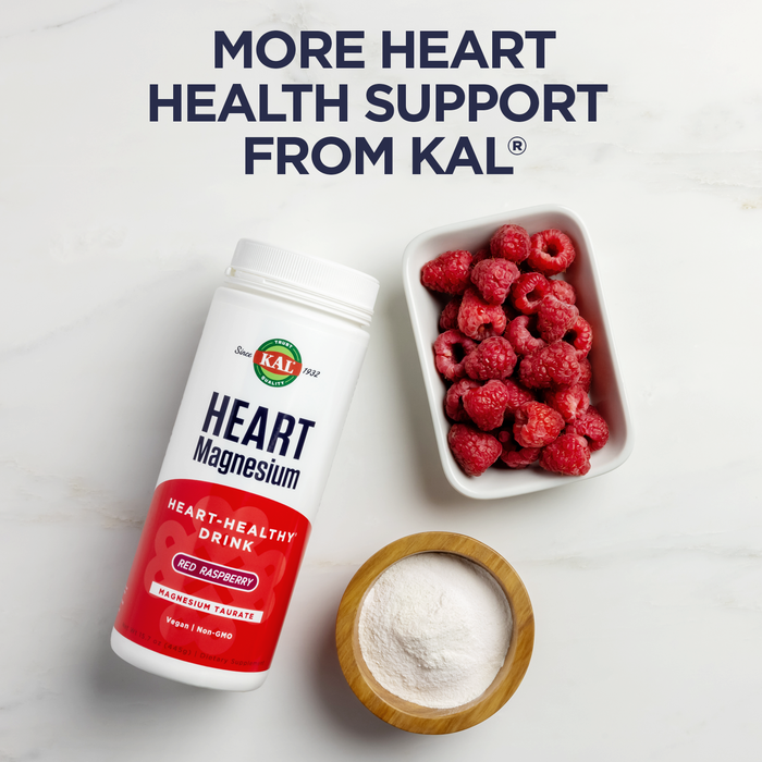 KAL Red Yeast Rice Once Daily 1200mg. Capsules With Unsaturated Fatty Acids, Amino Acids & Phytonutrients Rapid Disintegration
