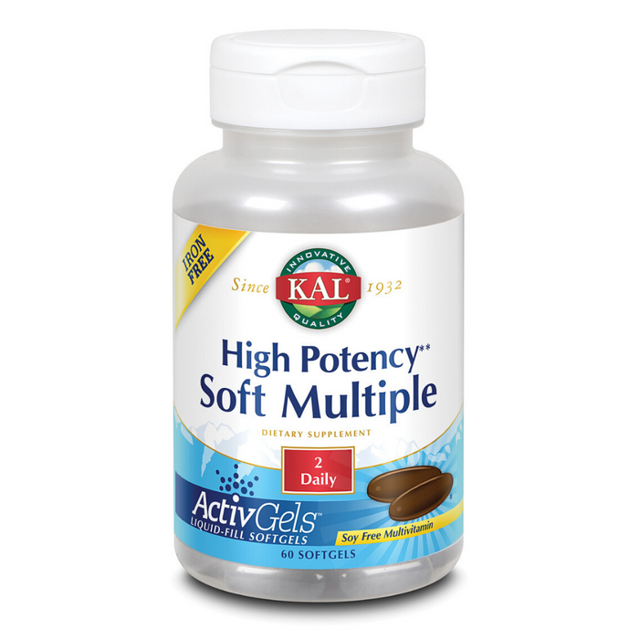 KAL High Potency Soft Multi w/ No Iron ActivGels | 60CT