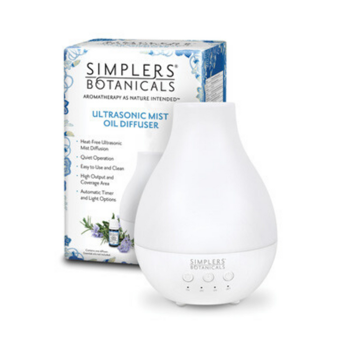 Simplers Botanicals Ultrasonic Mist Oil Diffuser (Box) | 1ea