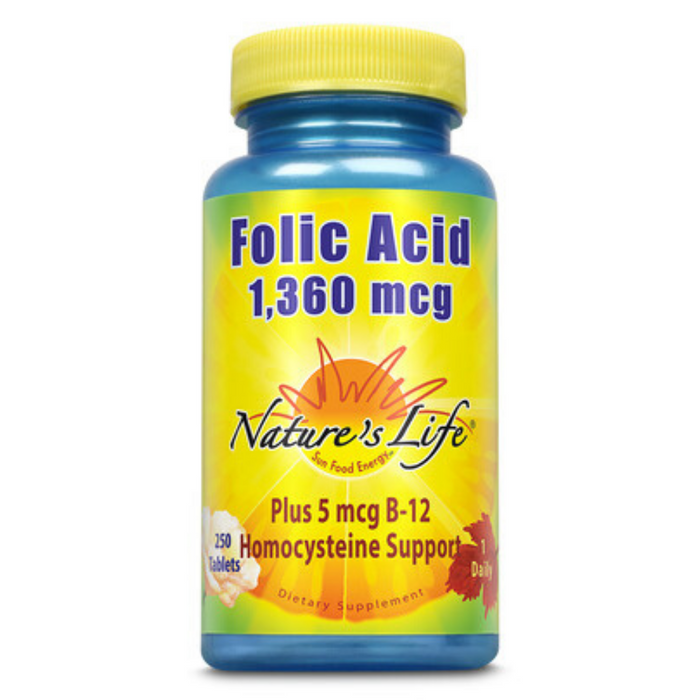 Nature's Life  Folic Acid 800 mcg | 250 ct
