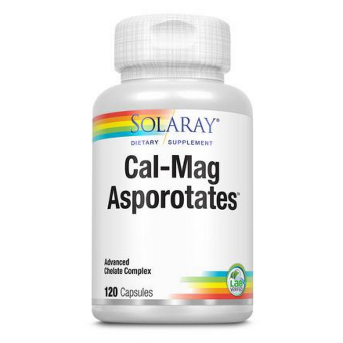 Solaray Calcium & Magnesium Asporotate 2:1, Capsule (Btl-Plastic) | 120ct