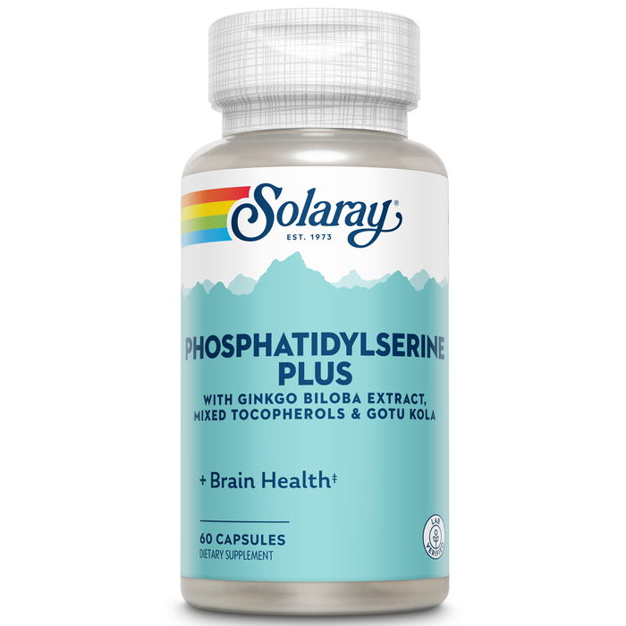 Solaray Phosphatidylserine Plus Supplement, 100 mg | 60 Count