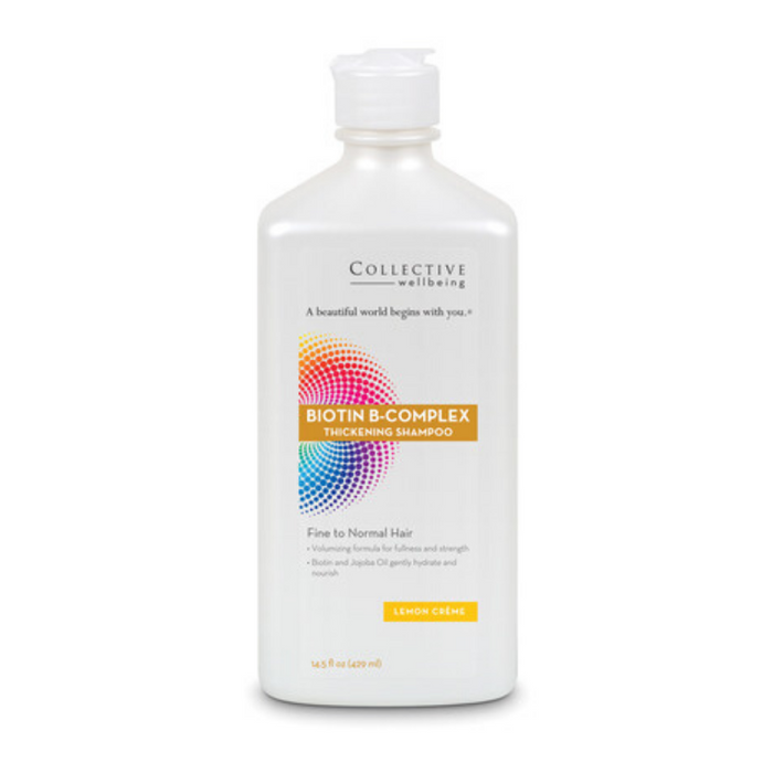 LIFE-FLO Biotin B-Complex Thickening Shampoo, Liquid, Lemon (Btl-Plastic) | 14.5oz