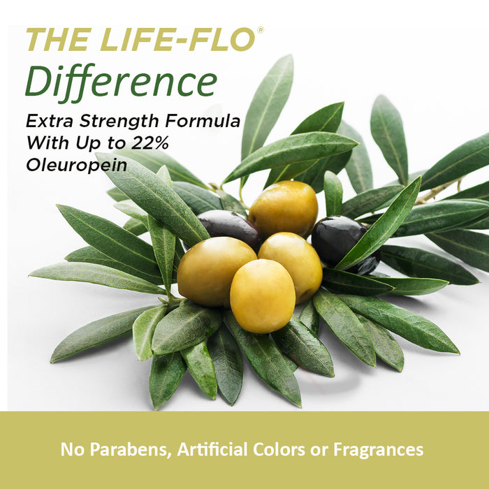 Life-Flo Olive Leaf Plus | Olive Leaf Extract W/ 22% Oleuropein | For Healthy Immune Function, Energy & Vitality Support | No Gluten | 60 Veg Caps